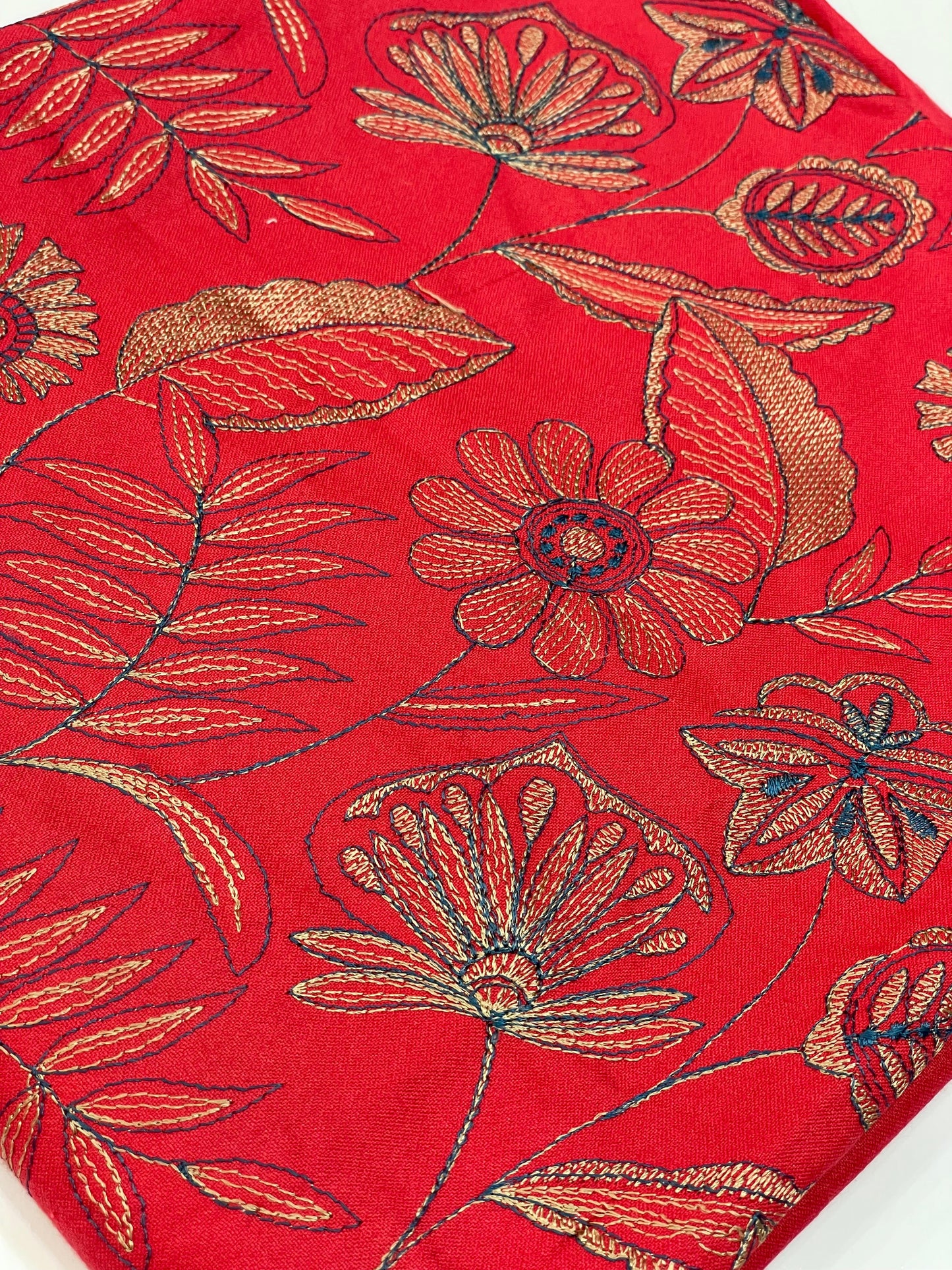 2PC Unstitched Dhanak Suit Design 02