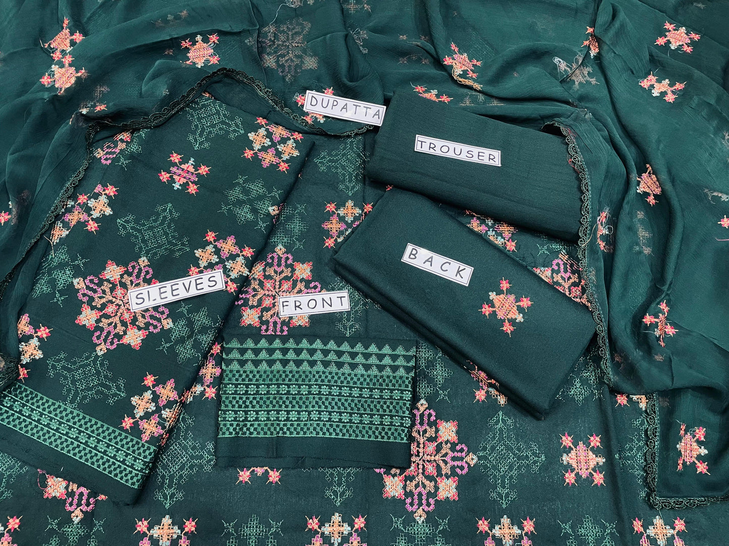 Karandi 3-Piece Unstitched Suit Design 03