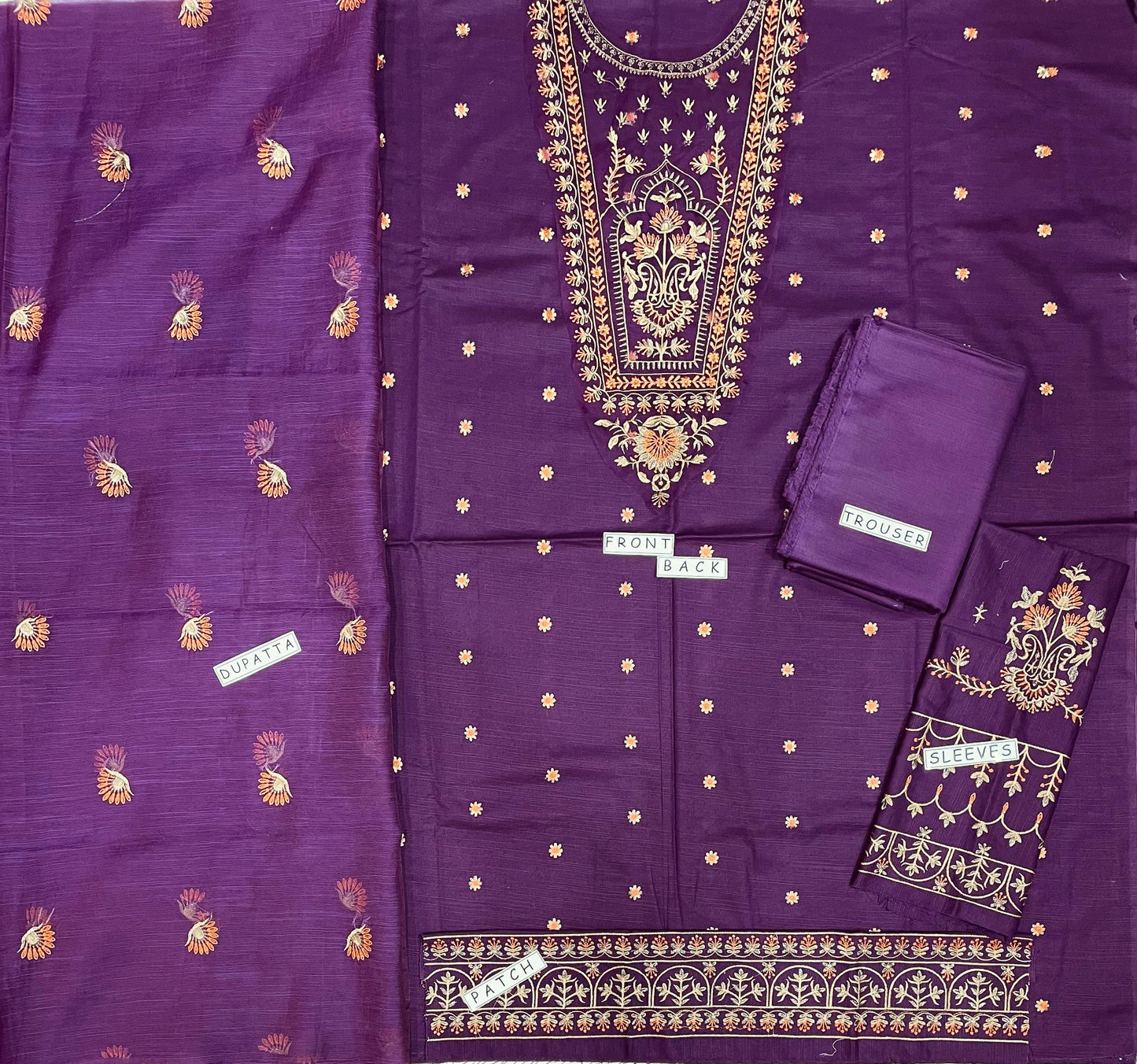 Khaddar 3-Piece Suit Design 04