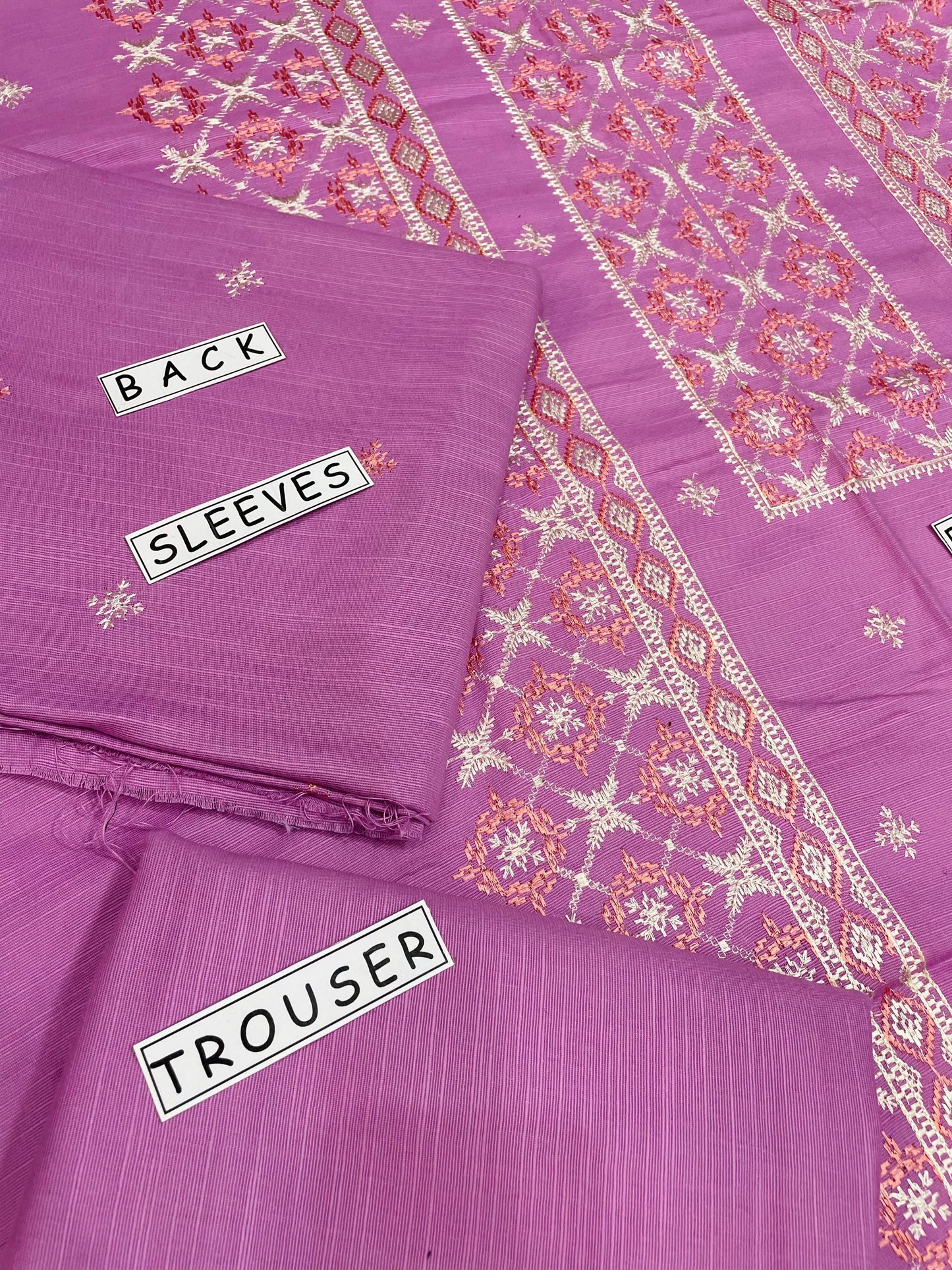 2-Pc Unstitched & Embroidered Khaddar Dress Design 07