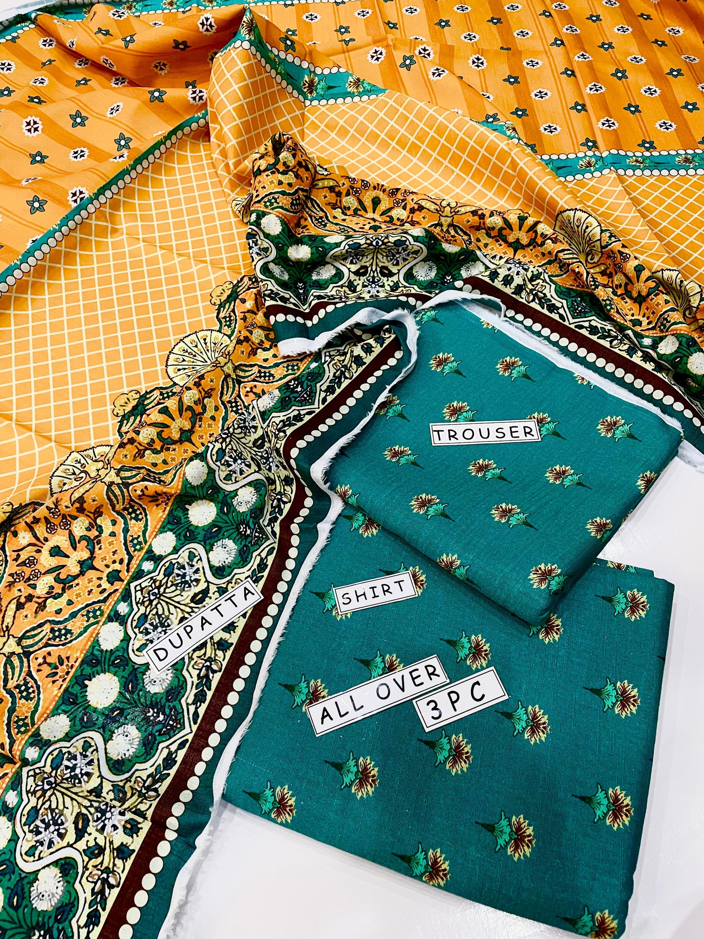 KHADAR 3PC DIGITAL PRINT ALL OVER DESIGN 06