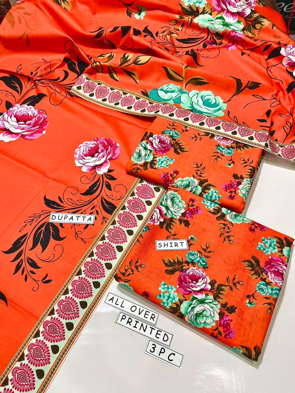 KHADAR 3PC DIGITAL PRINT ALL OVER DESIGN 07