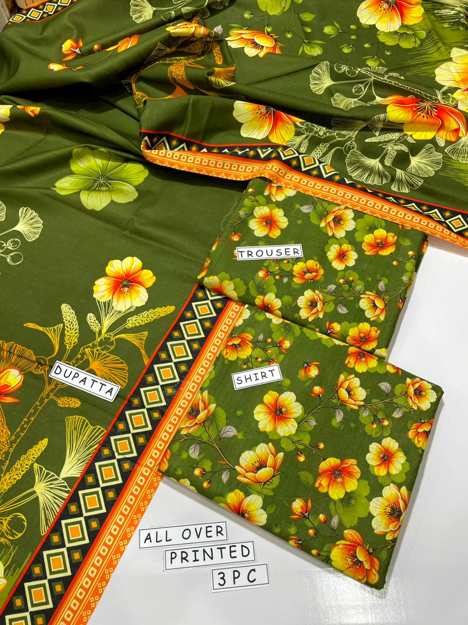 KHADAR 3PC DIGITAL PRINT ALL OVER DESIGN 09