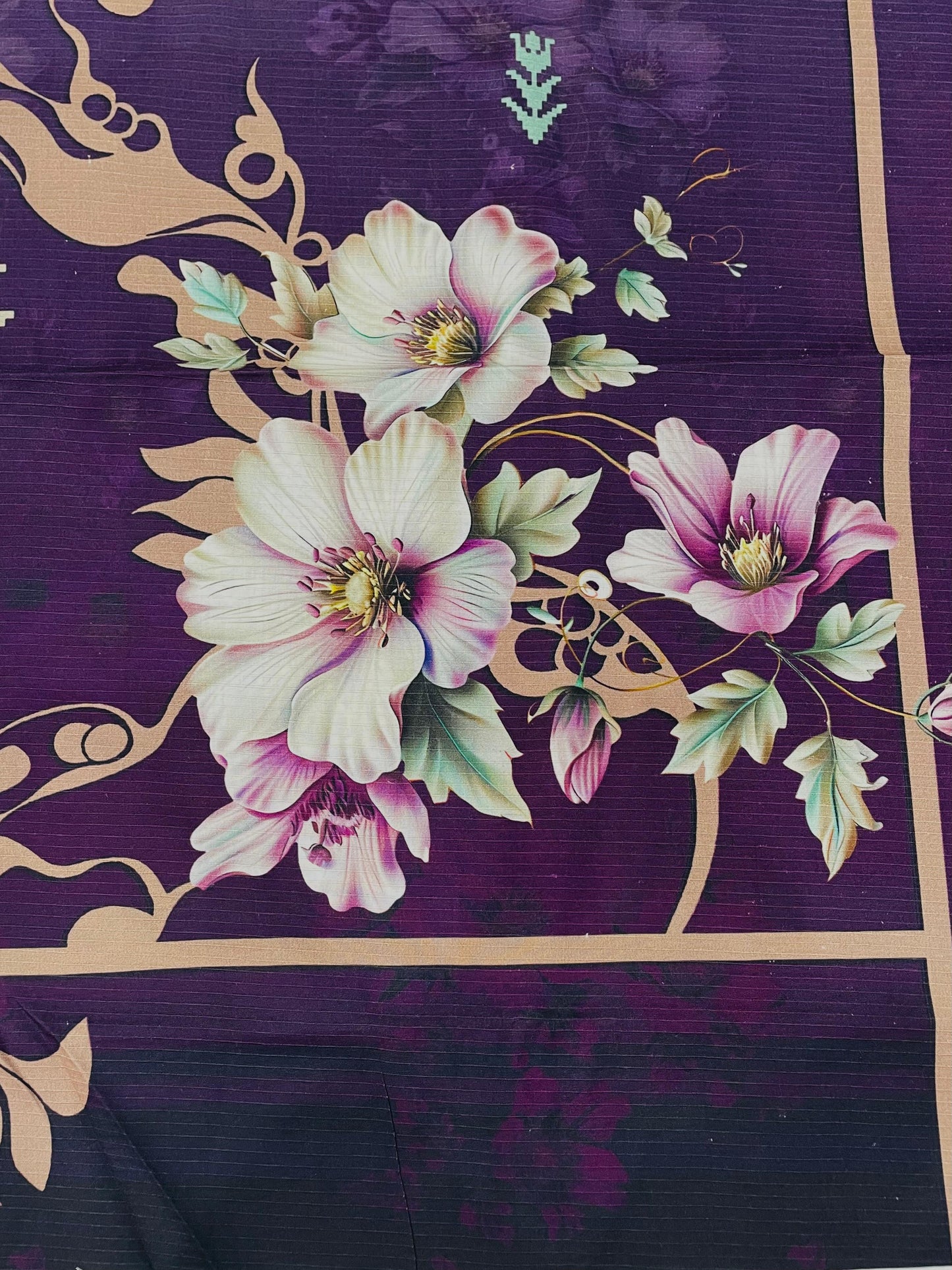 3PC Unstitched Printed Linen Bana Dora Design 20