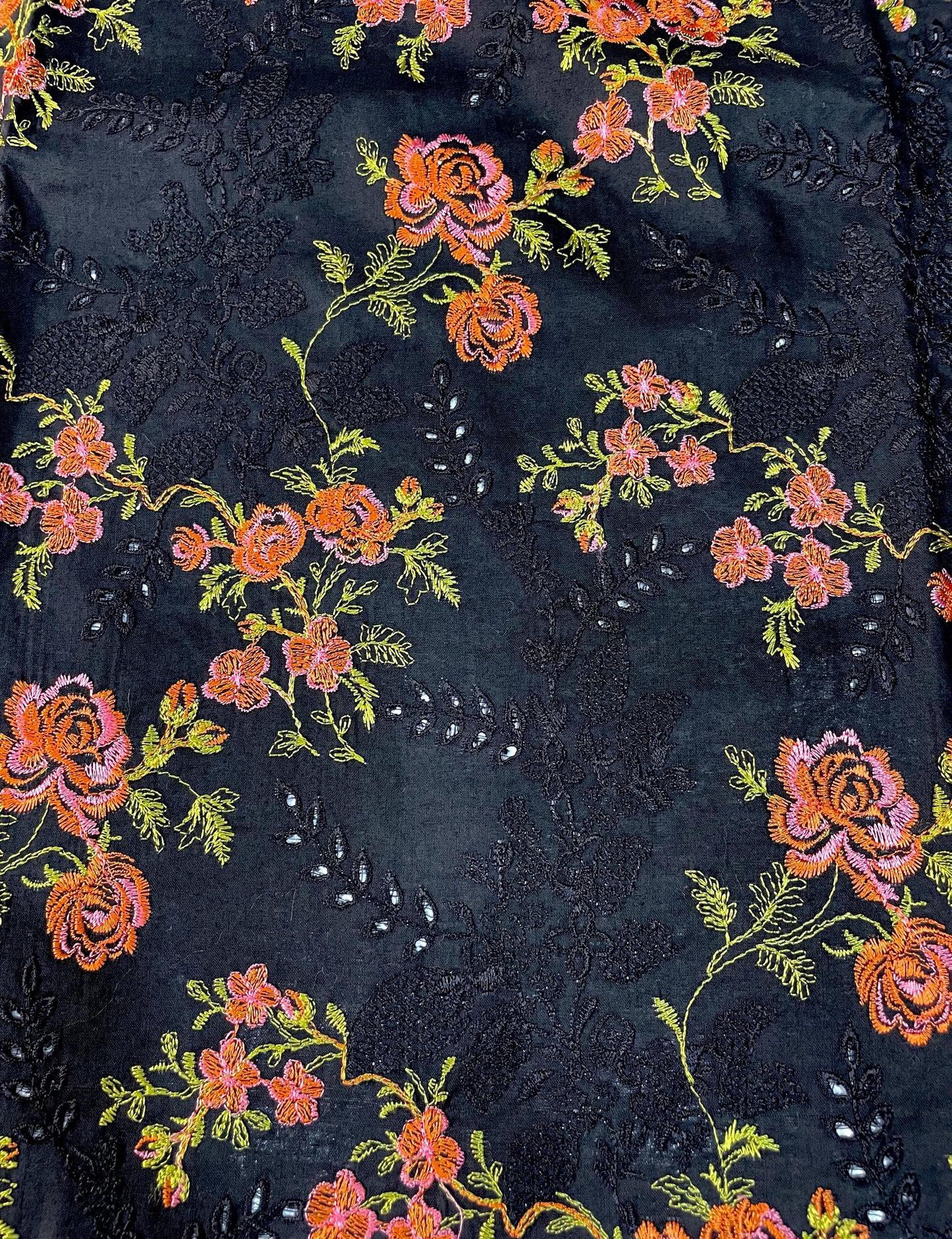 2PC Unstitched Cambric Cotton Suit Design 07