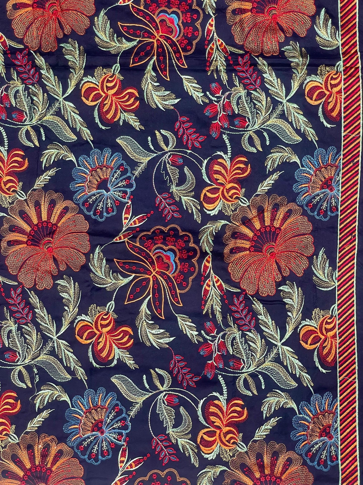 3-Piece Dhanak Suit with Shawl Design 03
