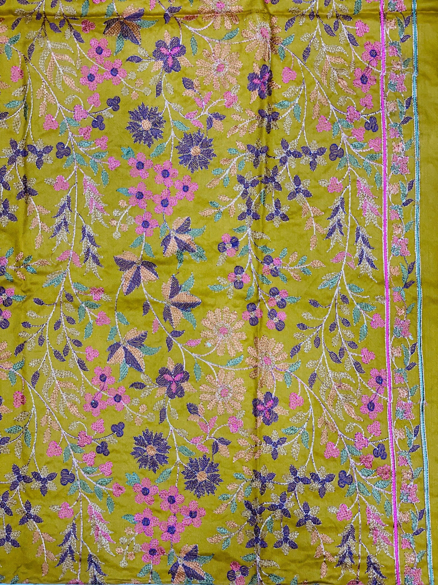 3-Piece Dhanak Suit with Shawl Design 05
