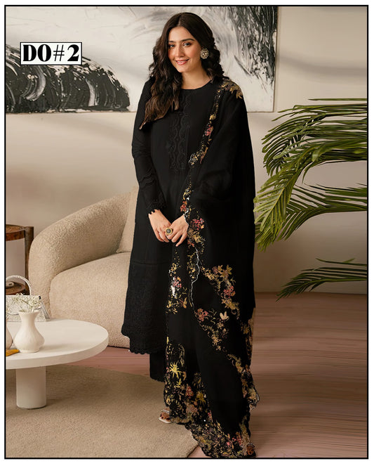 Khaddar 3-Piece Suit Design 01