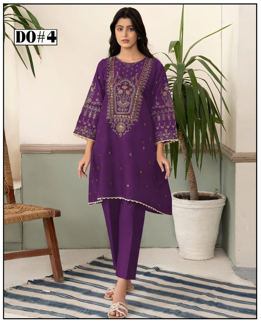 Khaddar 3-Piece Suit Design 04