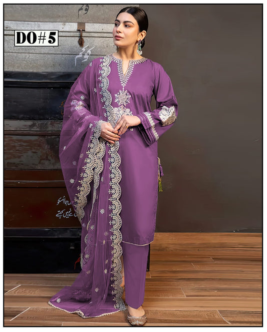 Khaddar 3-Piece Suit Design 05
