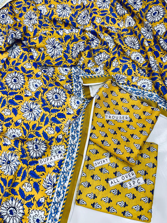 KHADAR 3PC DIGITAL PRINT ALL OVER DESIGN 01